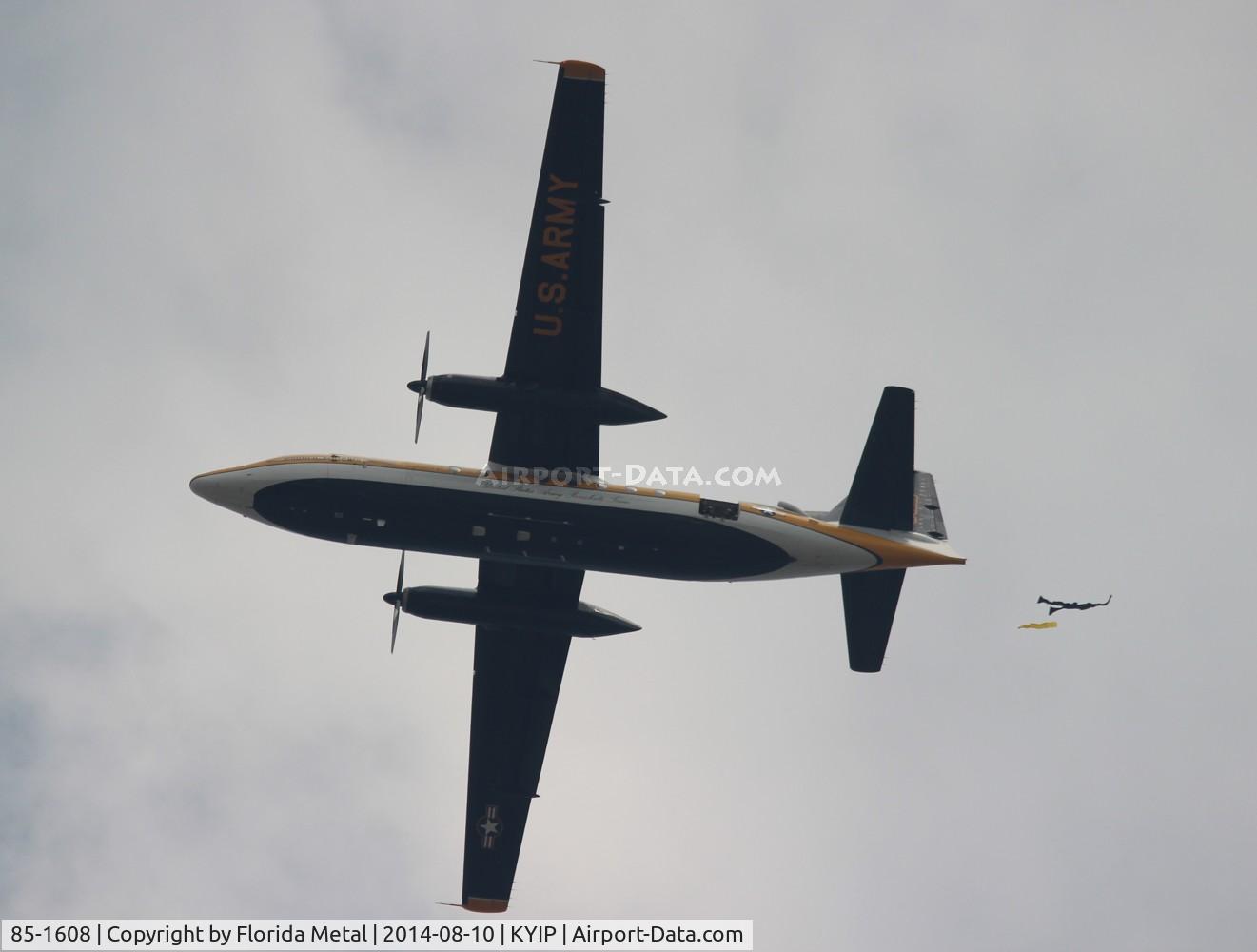 85-1608, 1984 Fokker C-31A (F27-400M) Troopship C/N 10668, Thunder Over Michigan 2014