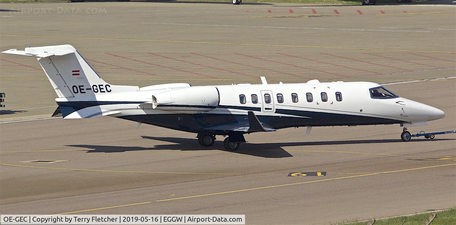 OE-GEC, 2014 Learjet 75 C/N 45-491, at Luton