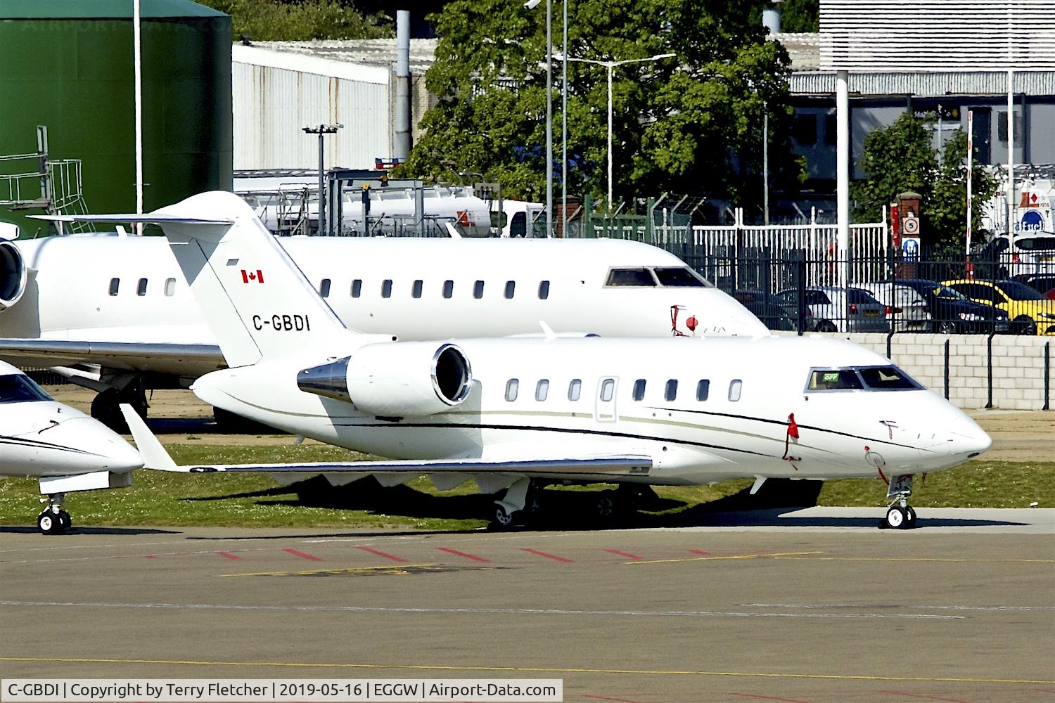C-GBDI, 2018 Bombardier Challenger 650 (CL-600-2B16) C/N 6117, at Luton