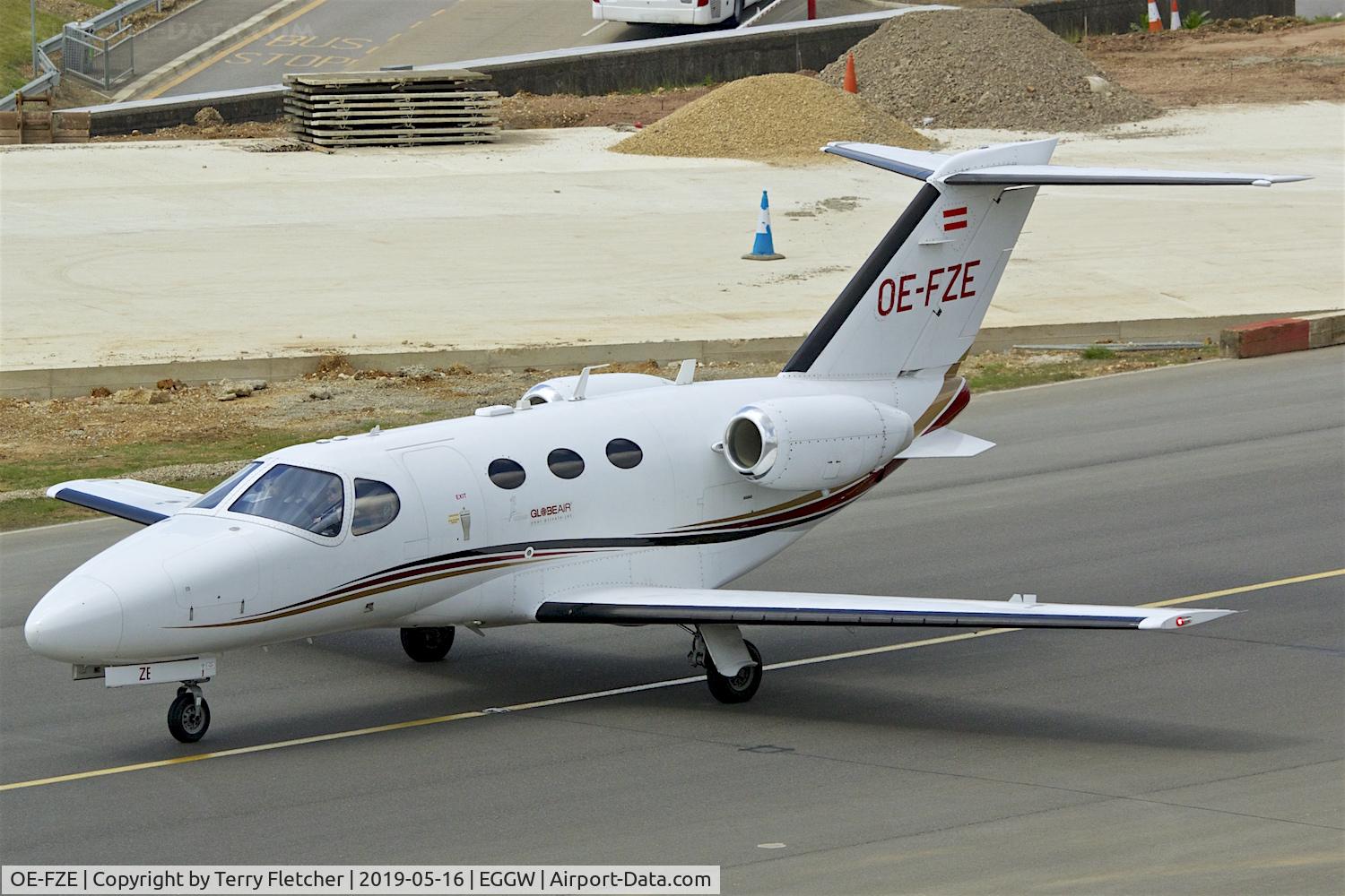 OE-FZE, 2009 Cessna 510 Citation Mustang Citation Mustang C/N 510-0217, at Luton