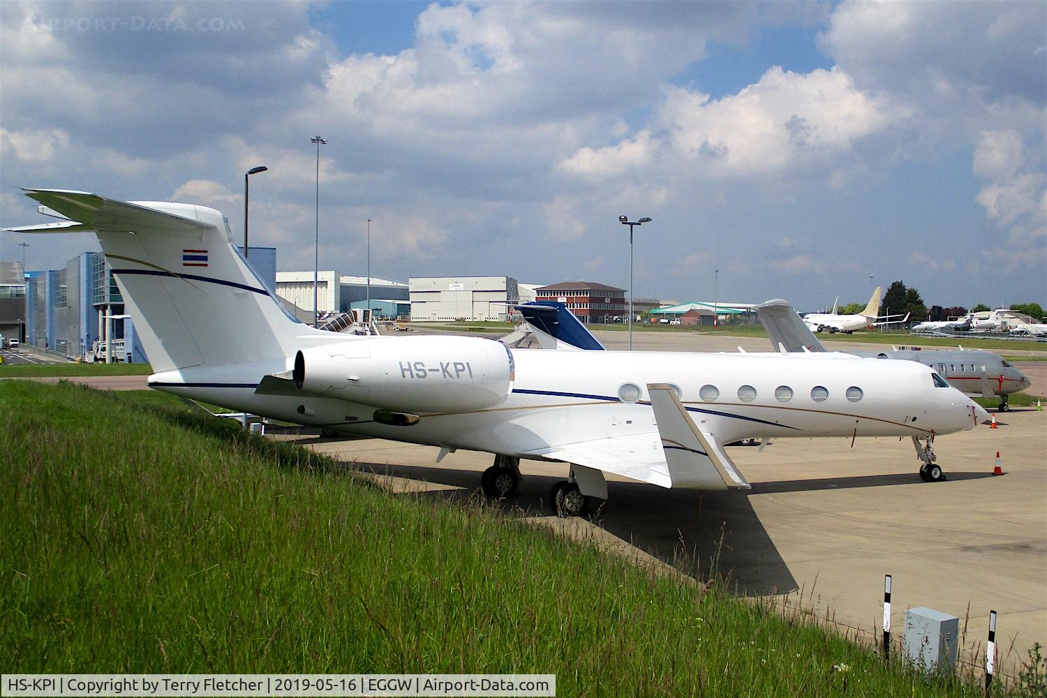 HS-KPI, 2014 Gulfstream Aerospace V-SP G550 C/N 5480, at Luton