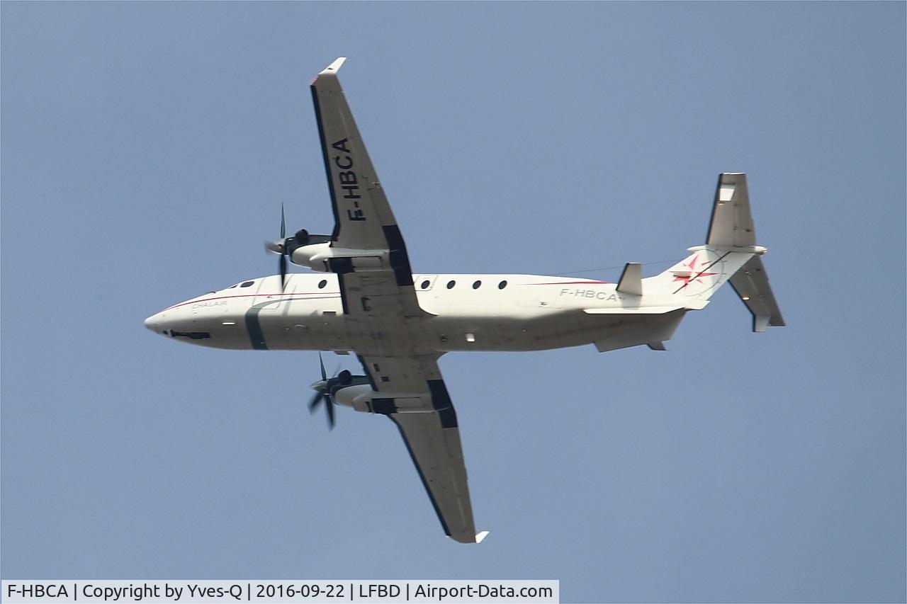 F-HBCA, 1995 Beech 1900D C/N UE-188, Beech 1900D, Take off rwy 23, Bordeaux Mérignac airport (LFBD-BOD)
