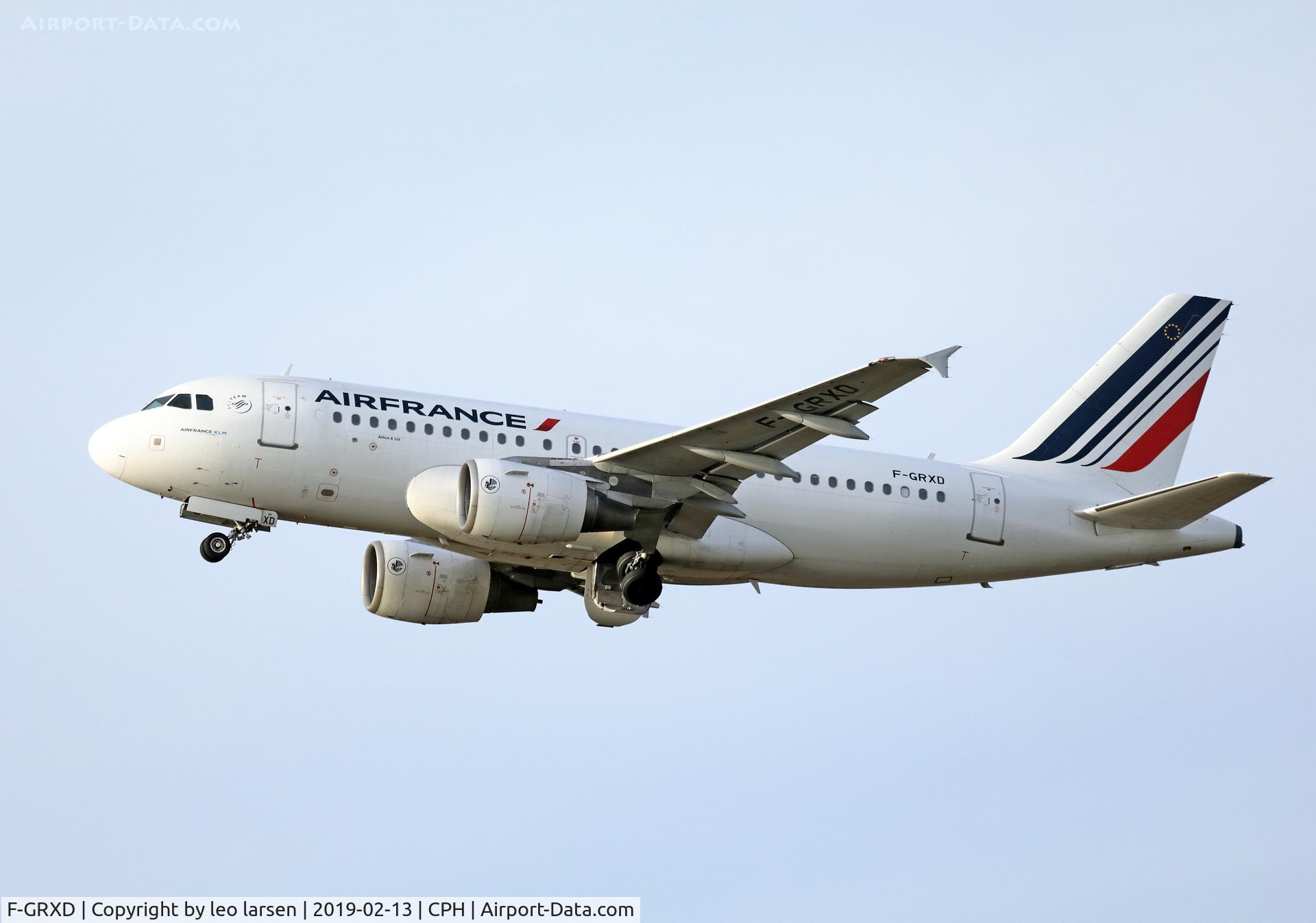 F-GRXD, 2002 Airbus A319-111 C/N 1699, Copenhagen 13.2.2019