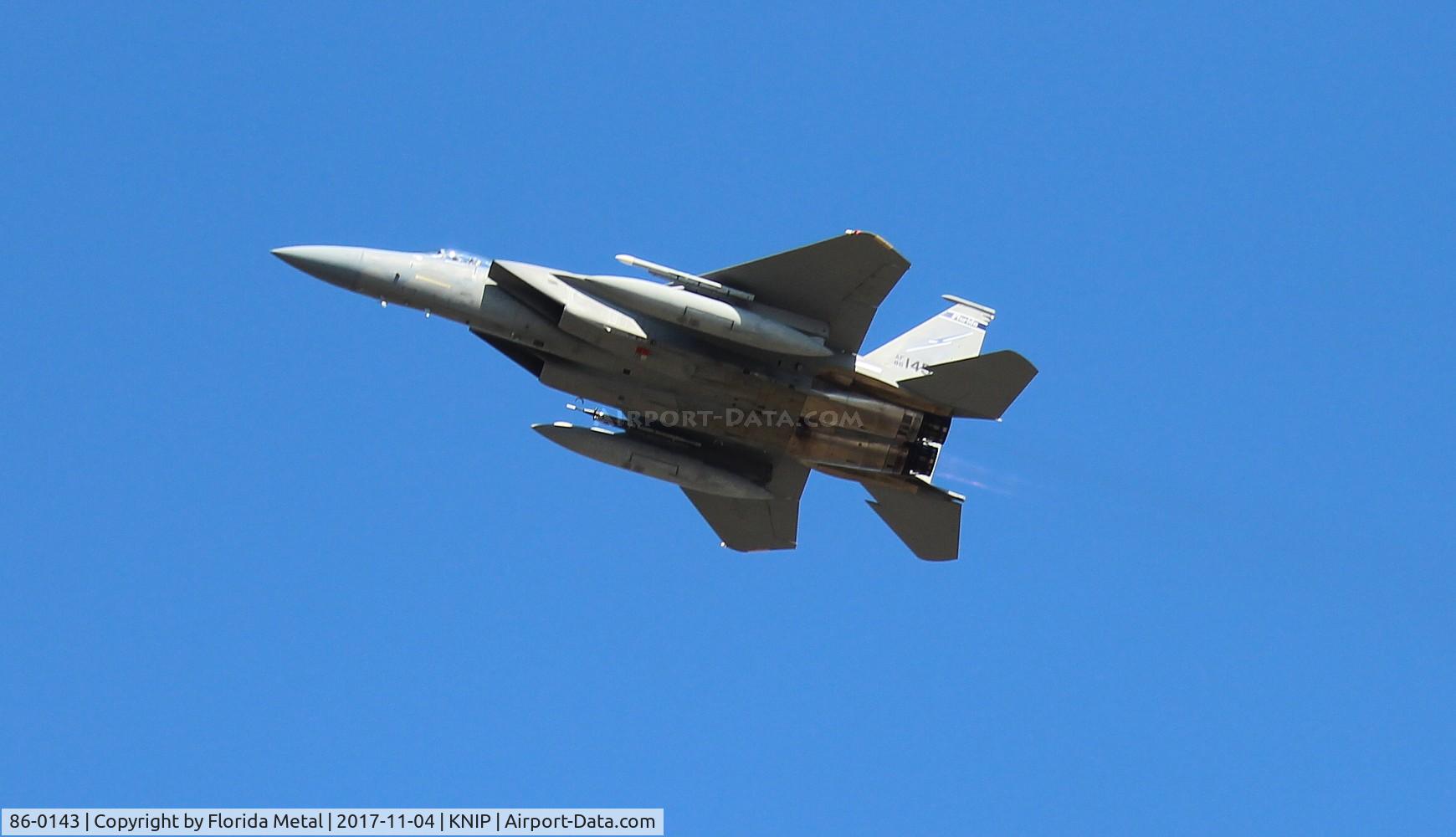 86-0143, 1986 McDonnell Douglas F-15C Eagle Eagle C/N 0988/C371, NAS Jax 2017