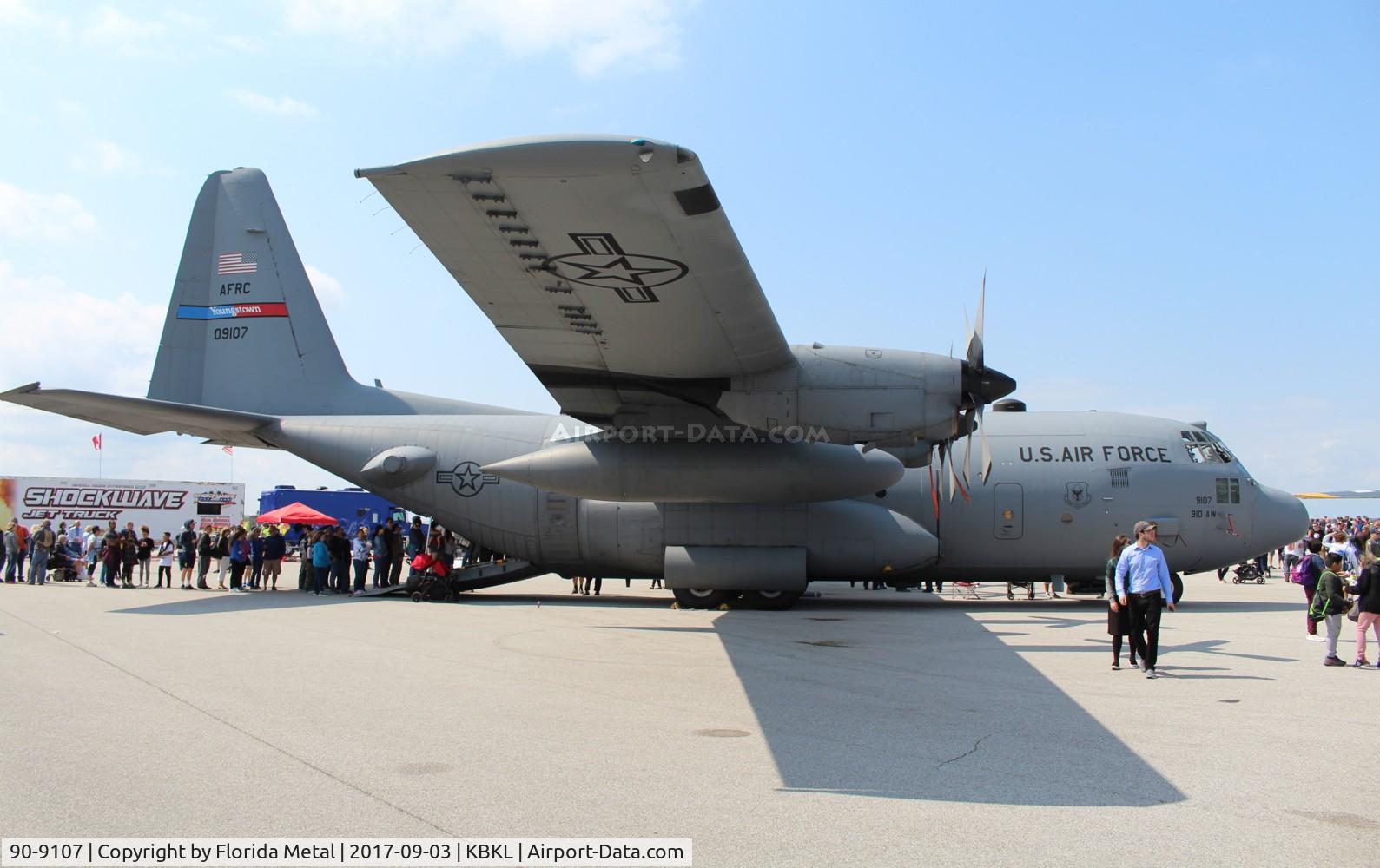 90-9107, 1990 Lockheed C-130H Hercules C/N 382-5238, Cleveland Air Show 2017