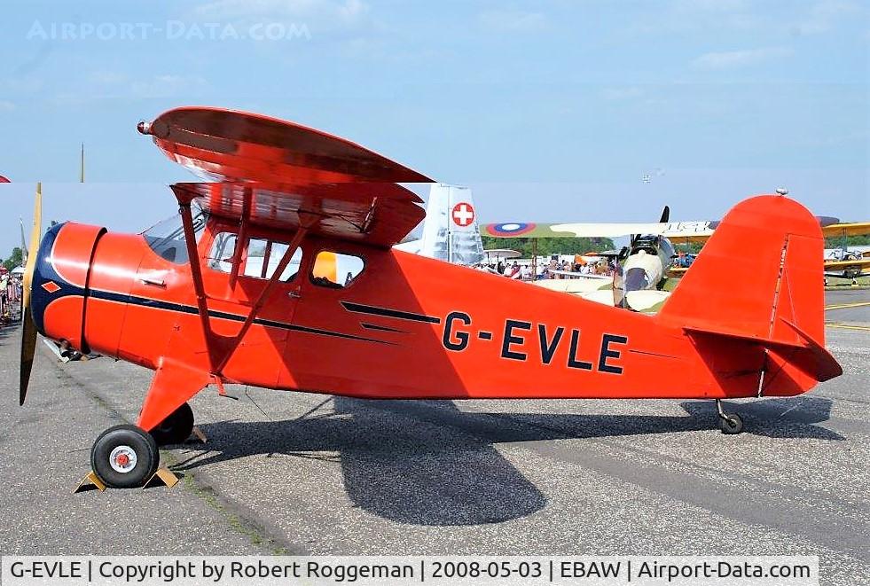 G-EVLE, 1939 Rearwin 8125 Cloudster C/N 803, STAMPE FLY IN.