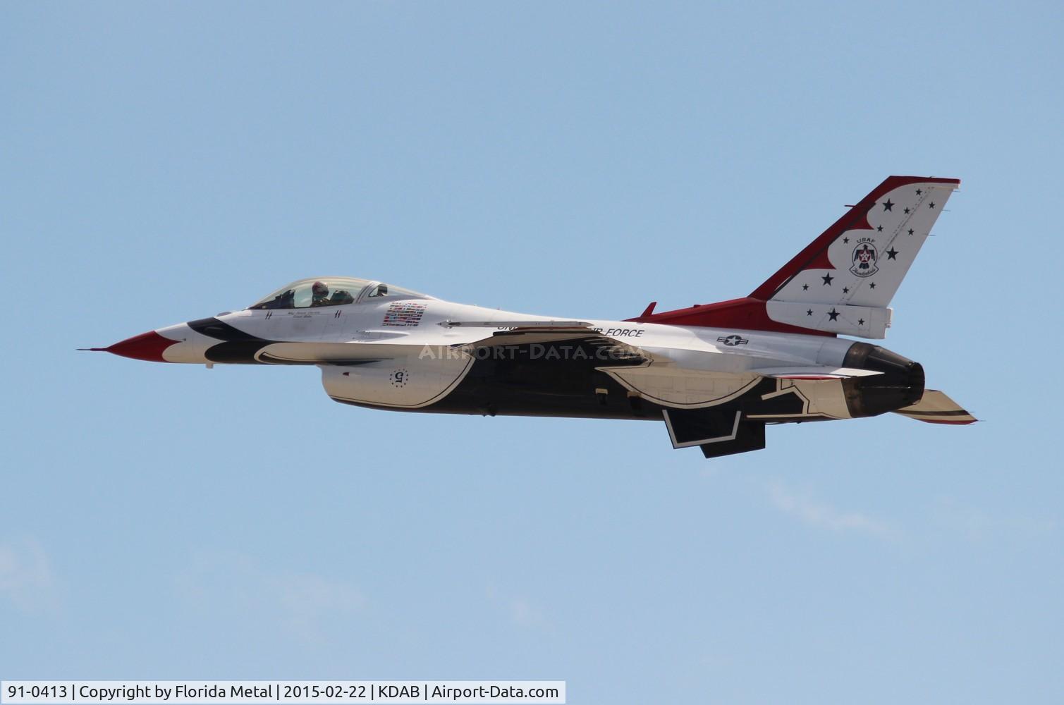 91-0413, 1991 General Dynamics F-16CJ Fighting Falcon C/N CC-111, Daytona 500