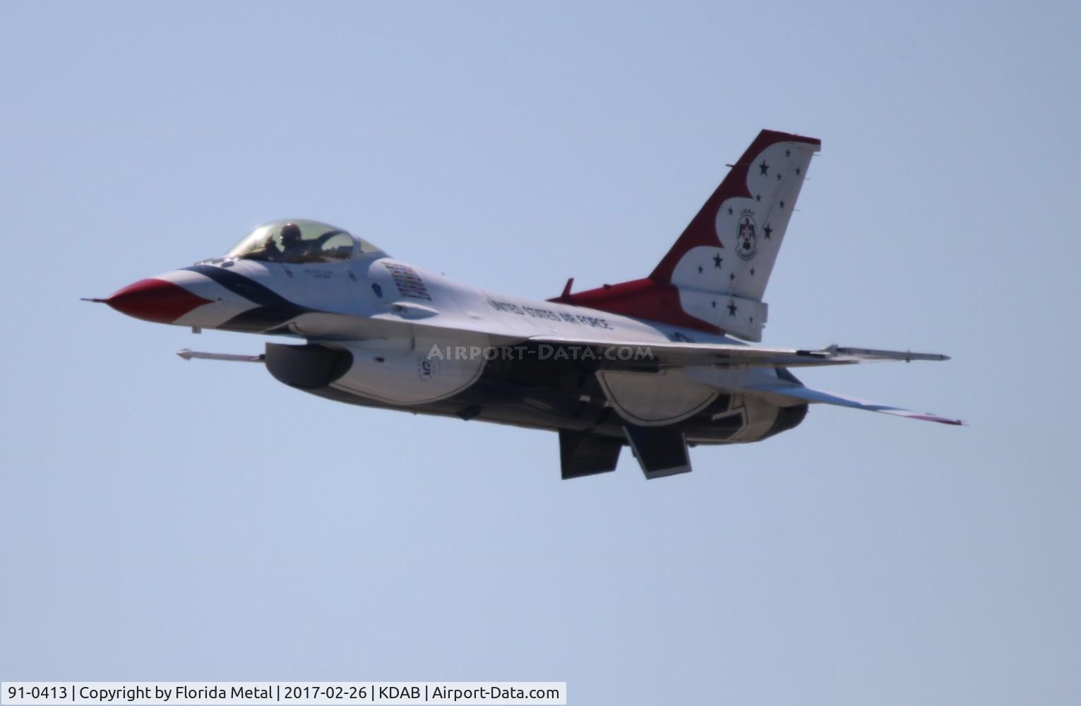 91-0413, 1991 General Dynamics F-16CJ Fighting Falcon C/N CC-111, Daytona 500