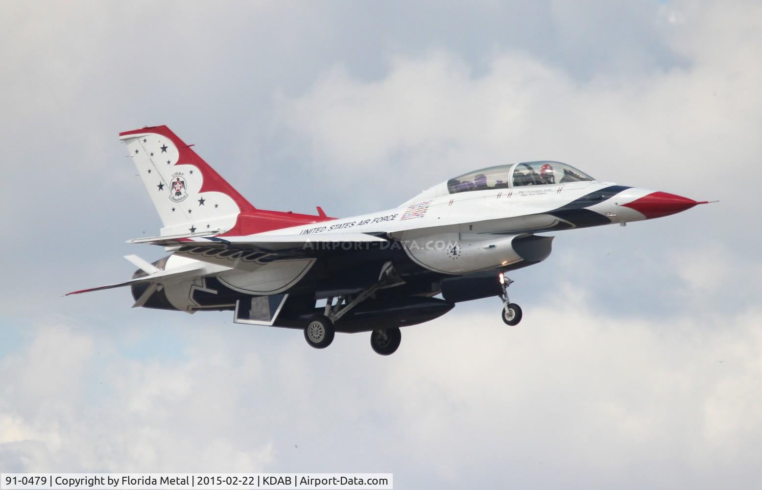 91-0479, 1991 General Dynamics F-16D Fighting Falcon C/N CD-34, Daytona 500