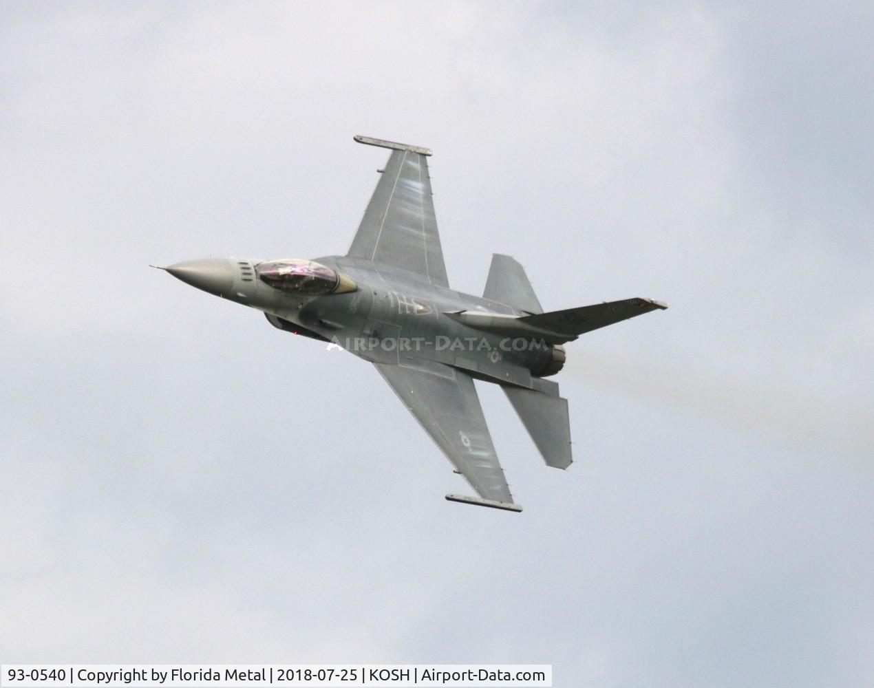 93-0540, 1993 Lockheed F-16C Fighting Falcon C/N CC-175, Air Venture 2018