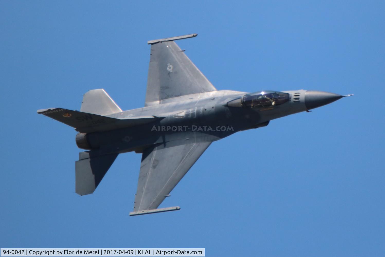 94-0042, Lockheed F-16CM Fighting Falcon C/N CC-194, Sun N fun 2017