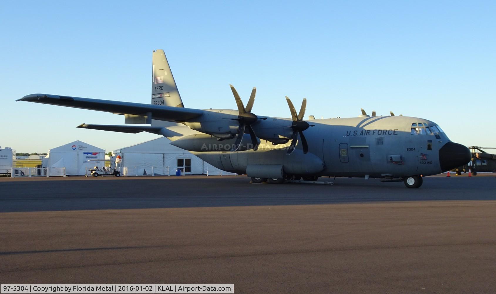 97-5304, 1997 Lockheed Martin WC-130J Hercules C/N 382-5474, Sun N fun 2017