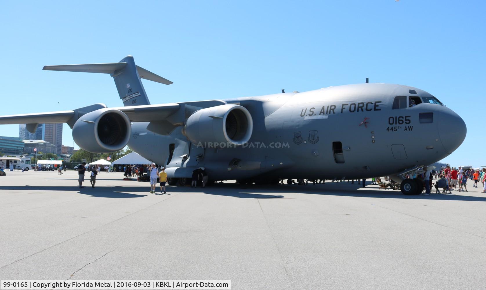 99-0165, 1999 Boeing C-17A Globemaster III C/N 50069/P-65, Cleveland Air Show 2016