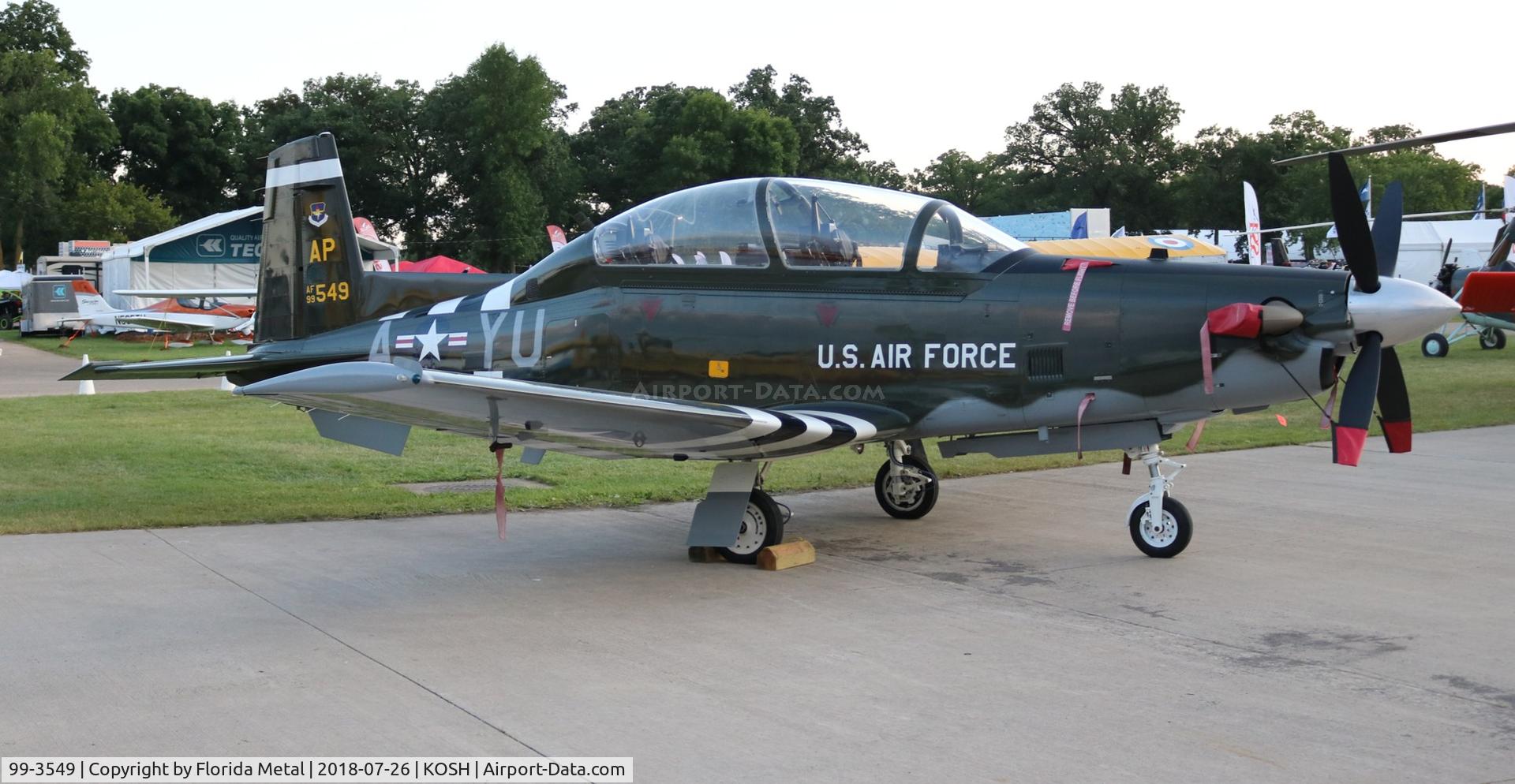 99-3549, 1999 Raytheon T-6A Texan II C/N PT-53, Air Venture 2018