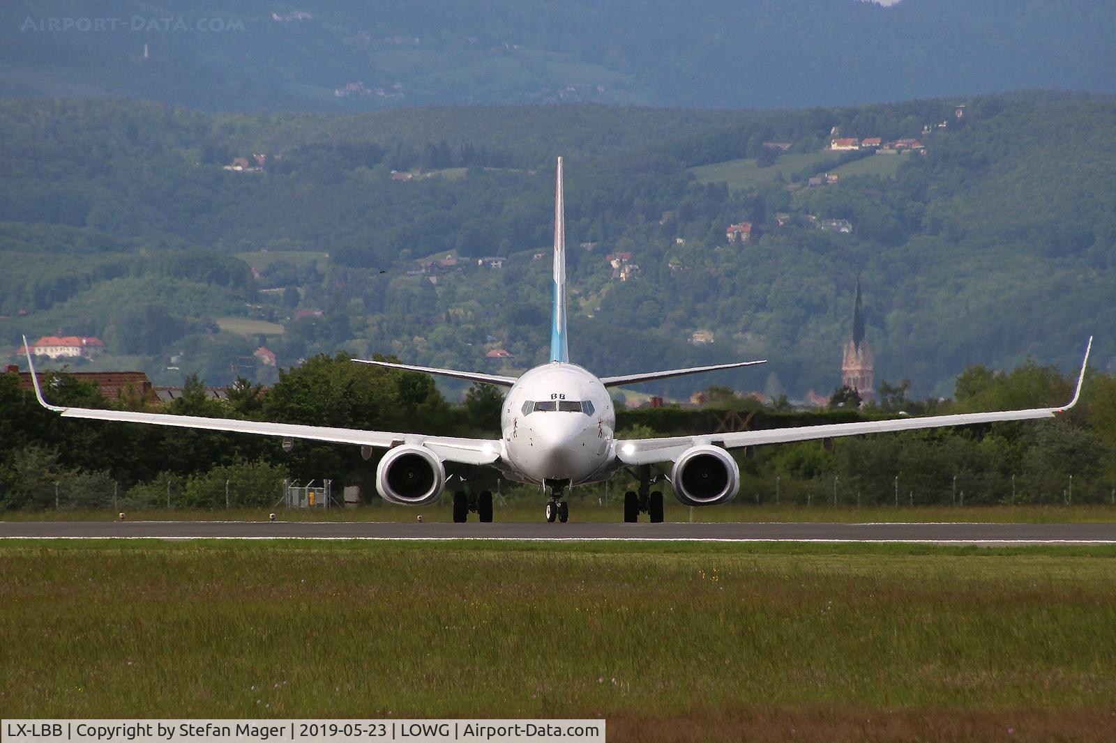 LX-LBB, 2015 Boeing 737-86J C/N 36875, Luxair B737-800 @GRZ
(single charter LDE)
