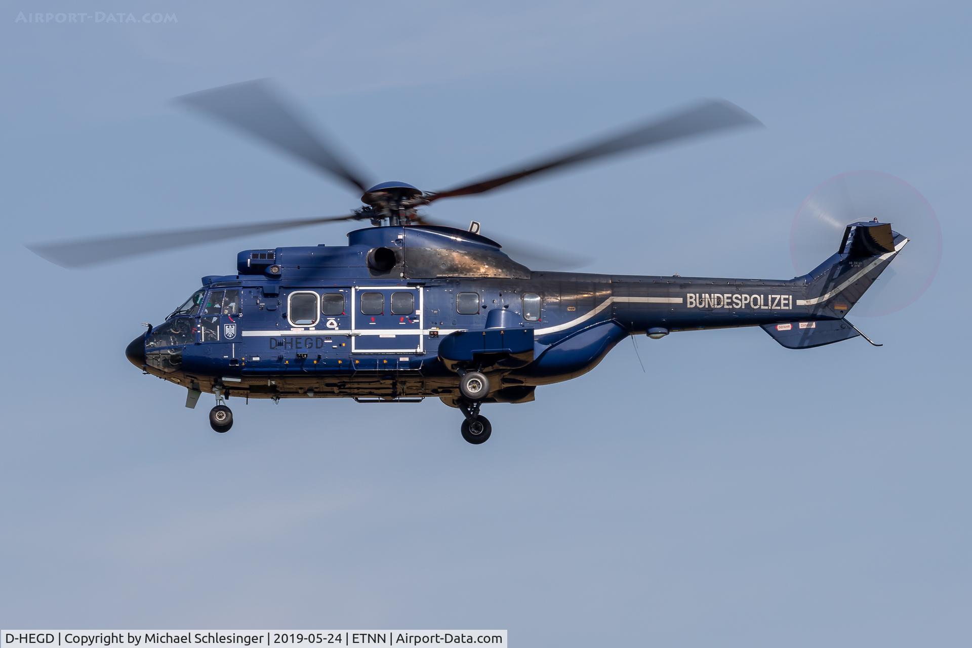 D-HEGD, Aerospatiale AS-332L-1 Super Puma C/N 2018, D-HEGD - Aérospatiale AS 332L1 Super Puma - Bundespolizei (Federal Police)