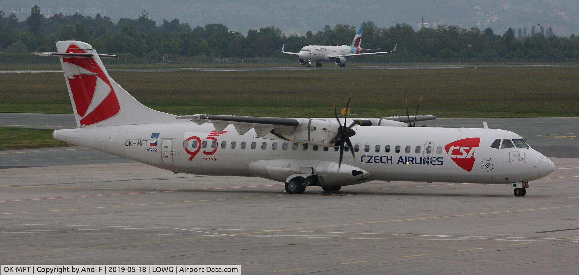 OK-MFT, 2007 ATR 72-212A C/N 761, Czech Airlines (CSA) ATR 72