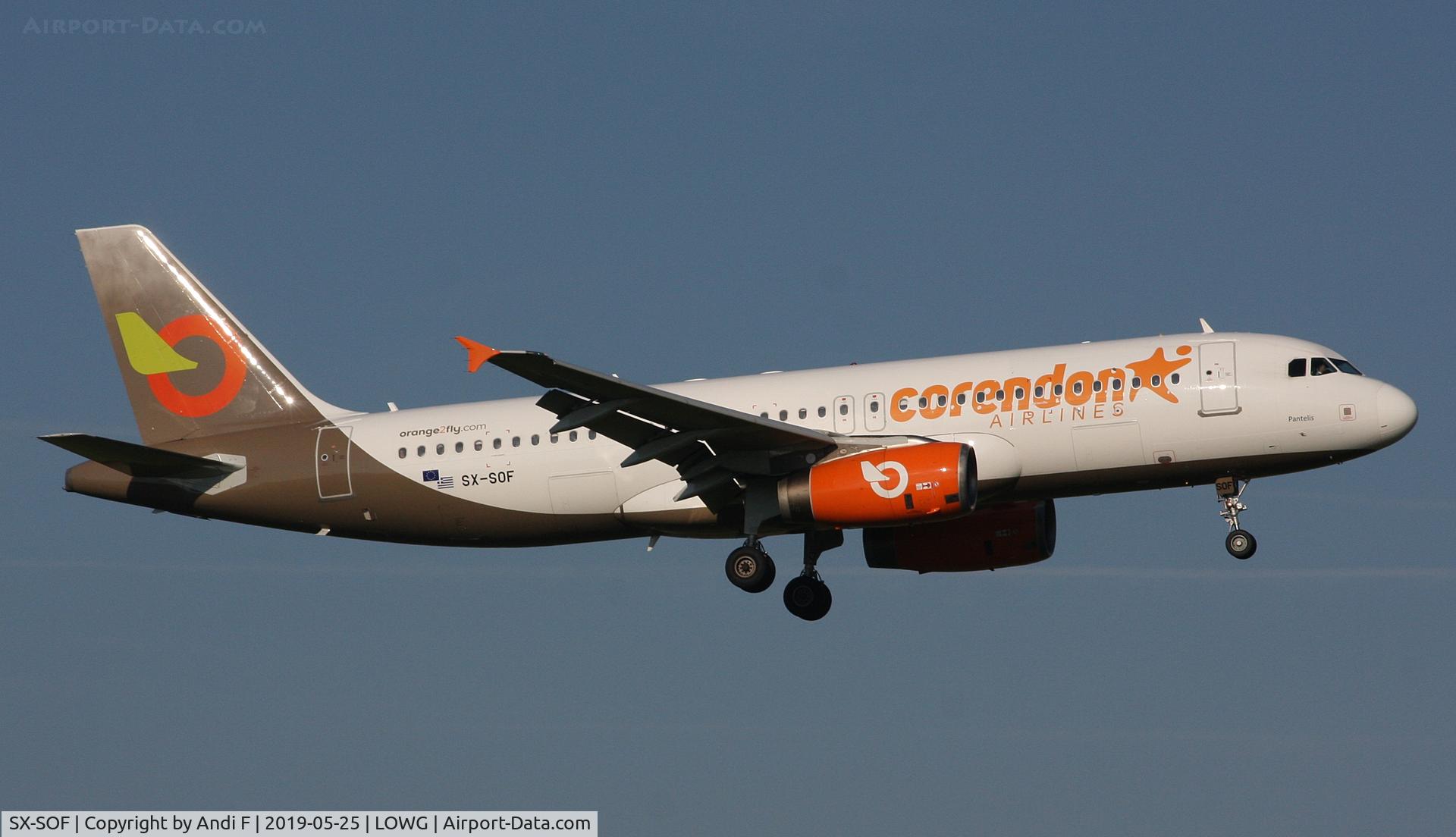 SX-SOF, 2005 Airbus A320-232 C/N 2479, Corendon Airlines (Orange2fly) Airbus A320-200