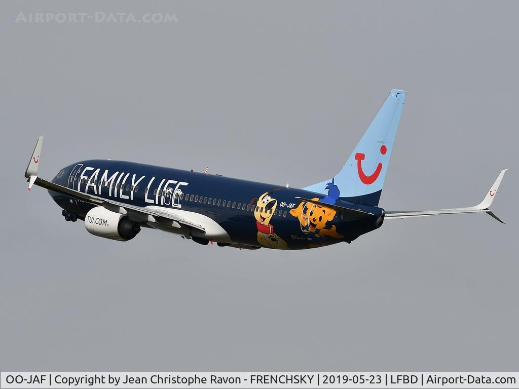 OO-JAF, 2007 Boeing 737-8K5 C/N 35133, TUI (Family Life Hotels Livery) 	TB7122