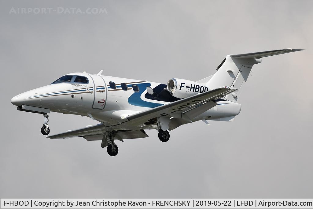 F-HBOD, 2017 Embraer EMB-500 Phenom 100 C/N 50000366, Jet Key landing runway 29