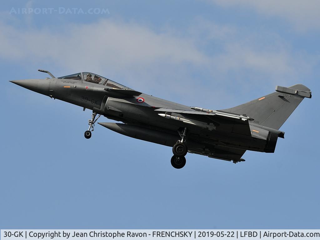 30-GK, Dassault Rafale C C/N 132, France Air Force landing runway 29