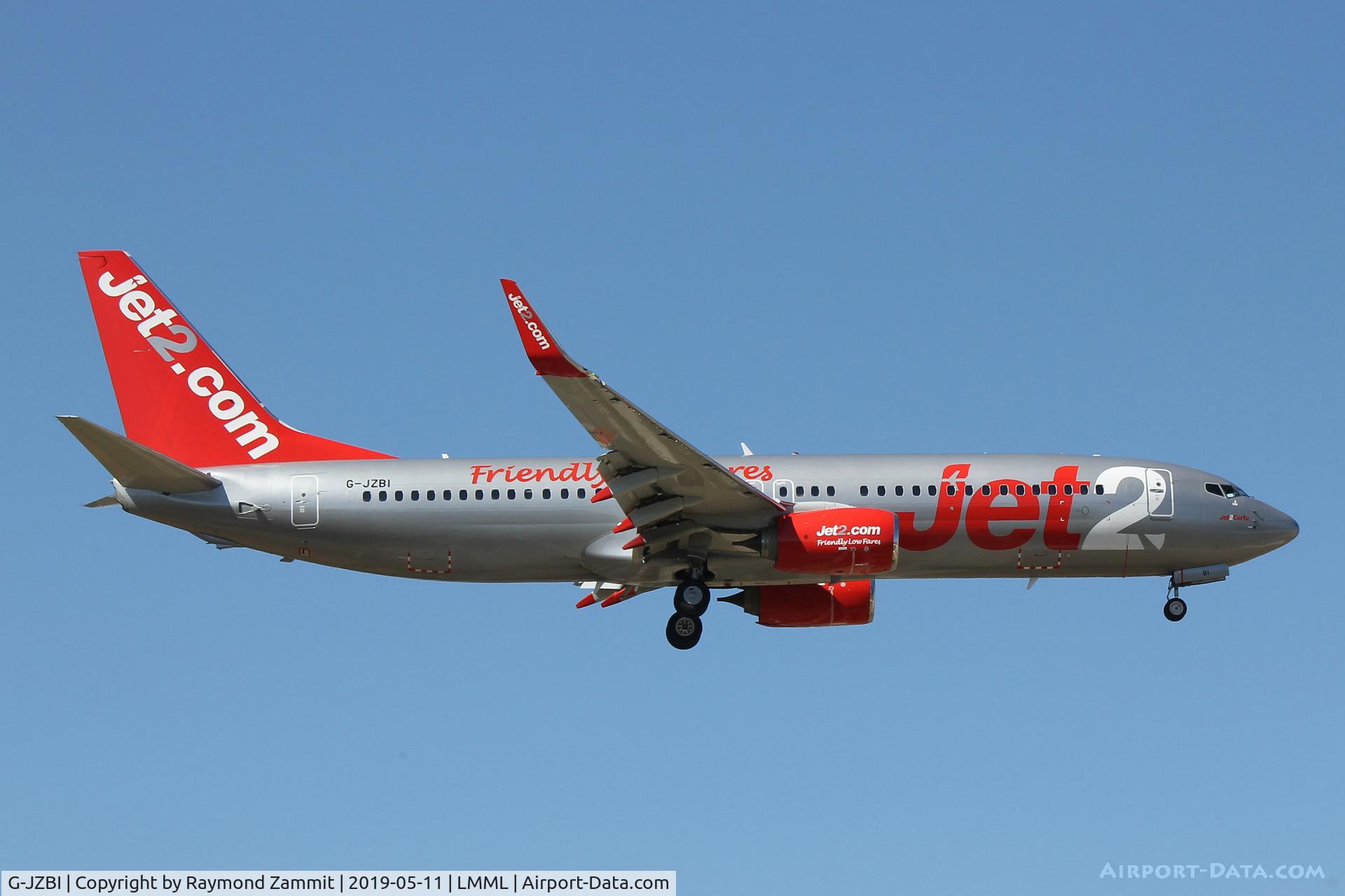 G-JZBI, 2018 Boeing 737-800 C/N 63166, B737-800 G-JZBI Jet2Com