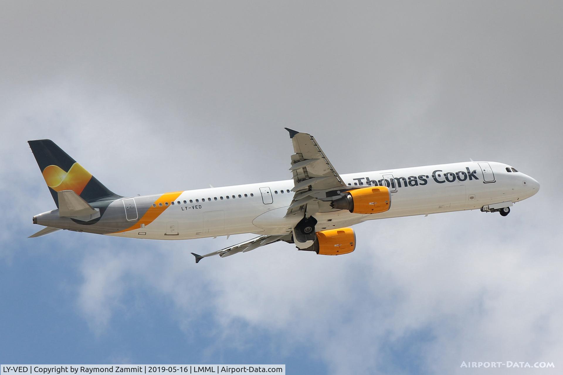 LY-VED, 2007 Airbus A321-211 C/N 3334, A321 LY-VED Thomas Cook Airlines