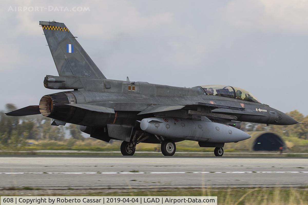 608, Lockheed Martin F-16D Fighting Falcon C/N XM-9, Iniochos 2019