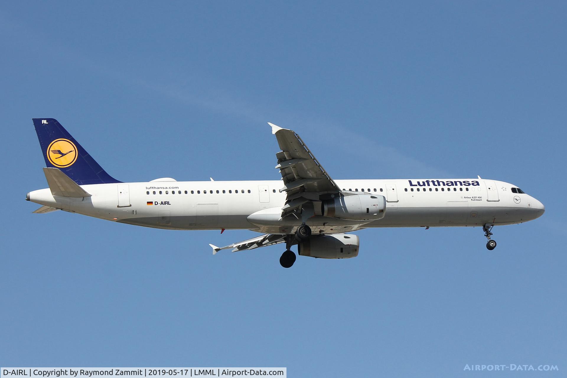 D-AIRL, 1994 Airbus A321-131 C/N 505, A321 D-AIRL Lufthansa