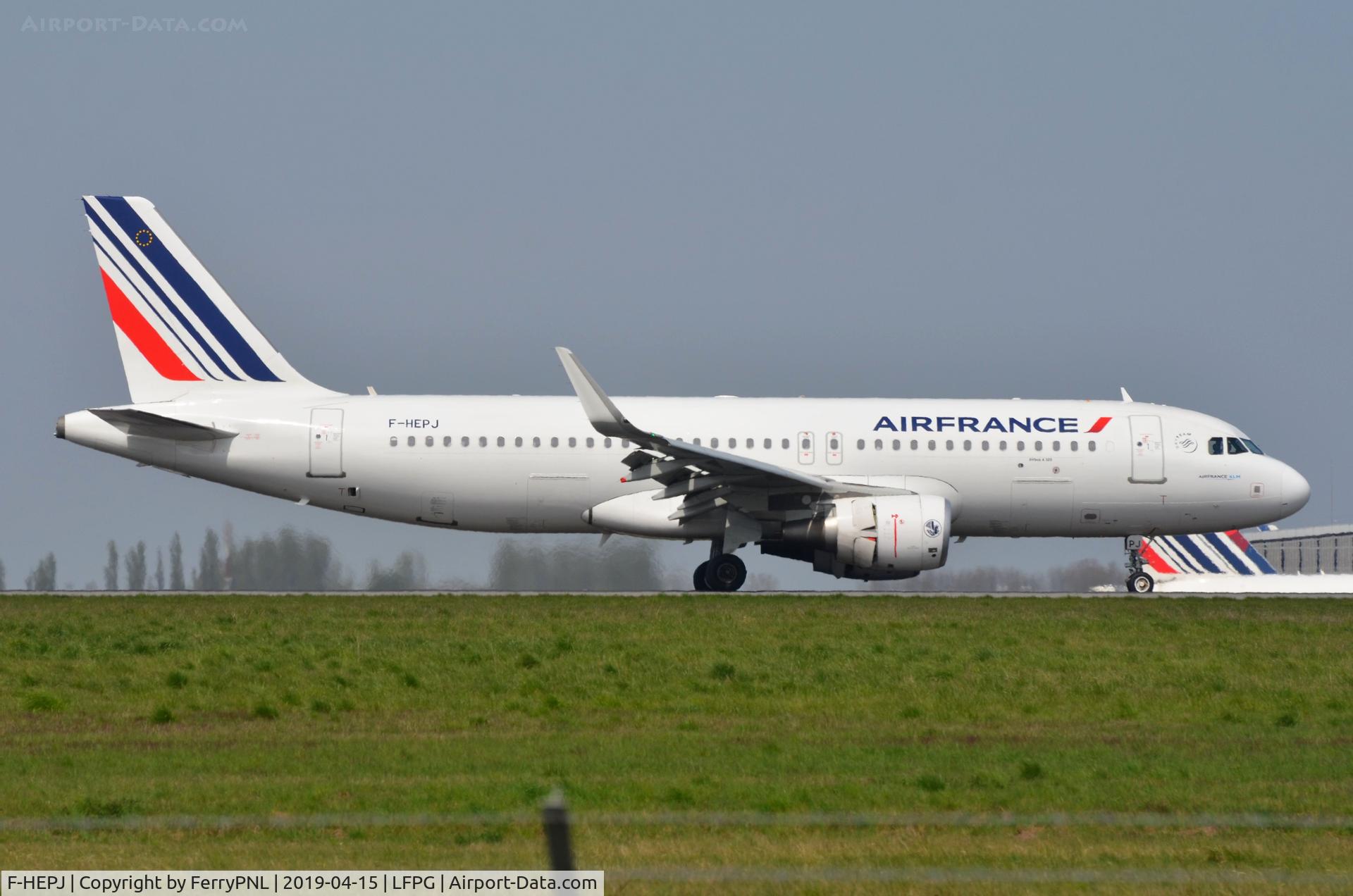 F-HEPJ, 2017 Airbus A320-214 C/N 7873, Arrival of Air France A320