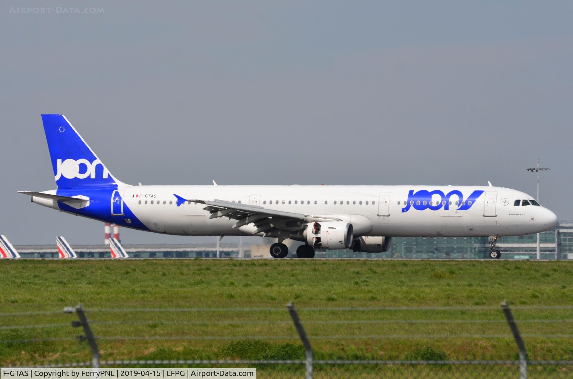 F-GTAS, 2008 Airbus A321-212 C/N 3419, Landing of Joon A321
