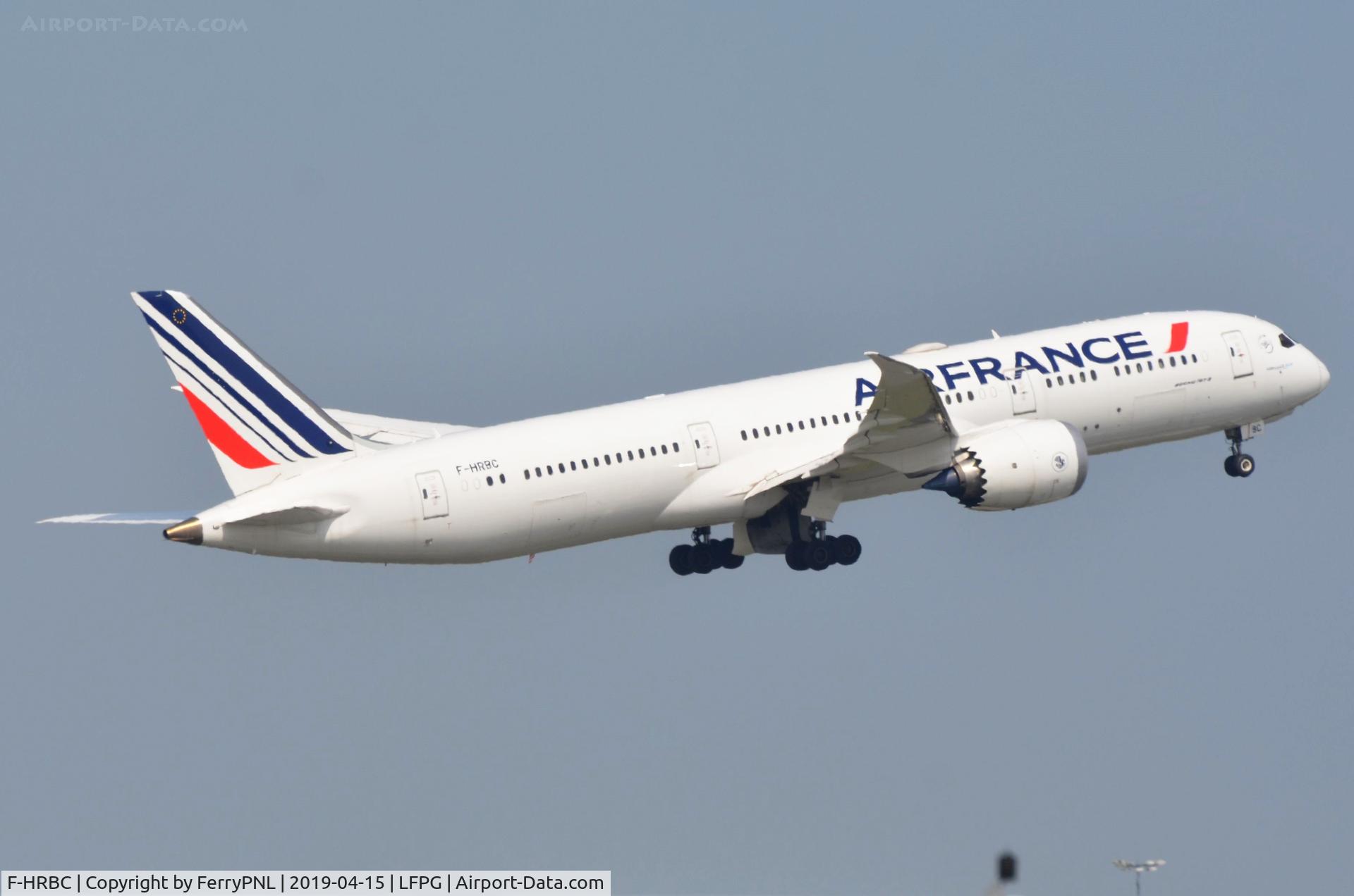 F-HRBC, 2017 Boeing 787-9 Dreamliner Dreamliner C/N 38770, Air France B789 departing