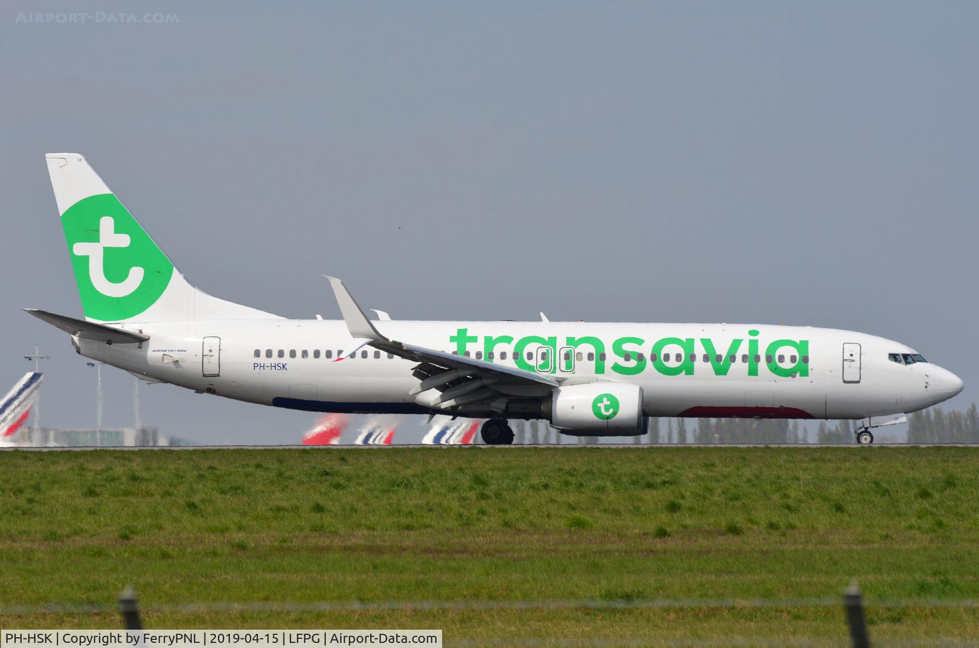 PH-HSK, 2015 Boeing 737-8K2 C/N 41330, Transavia B738 arriving from Morroco.