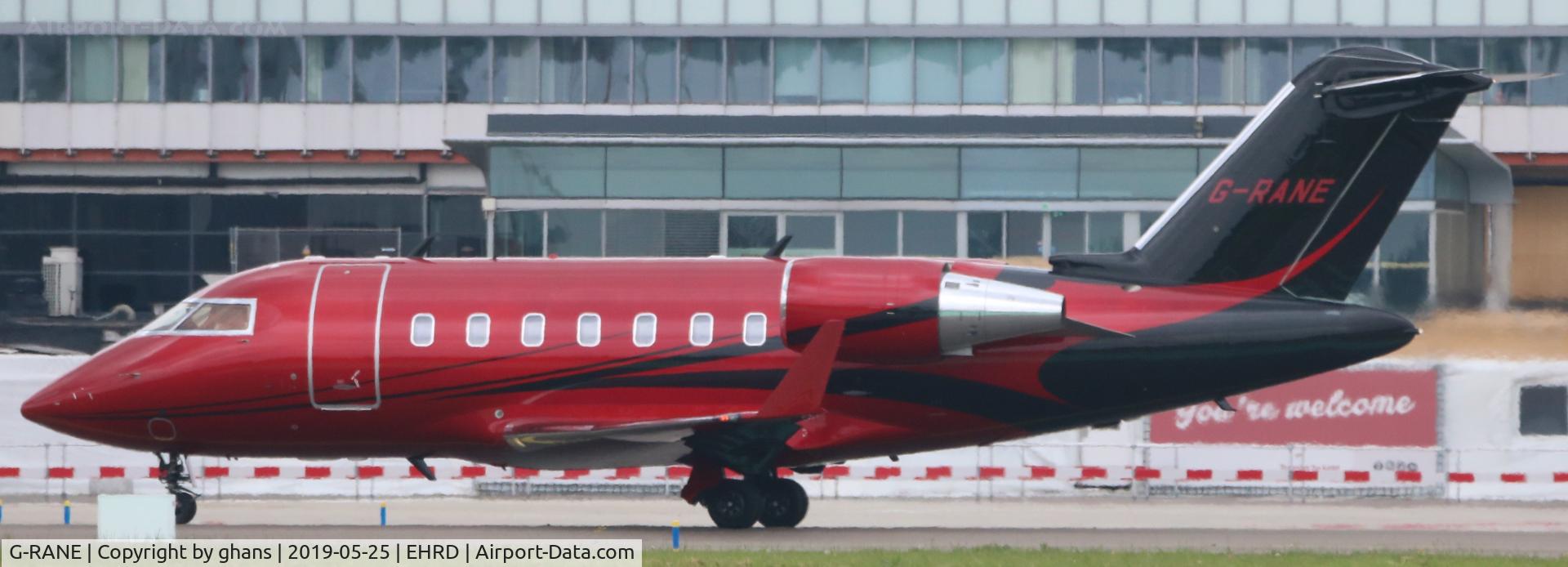 G-RANE, 2012 Bombardier Challenger 605 (CL-600-2B16) C/N 5904, Nice red
