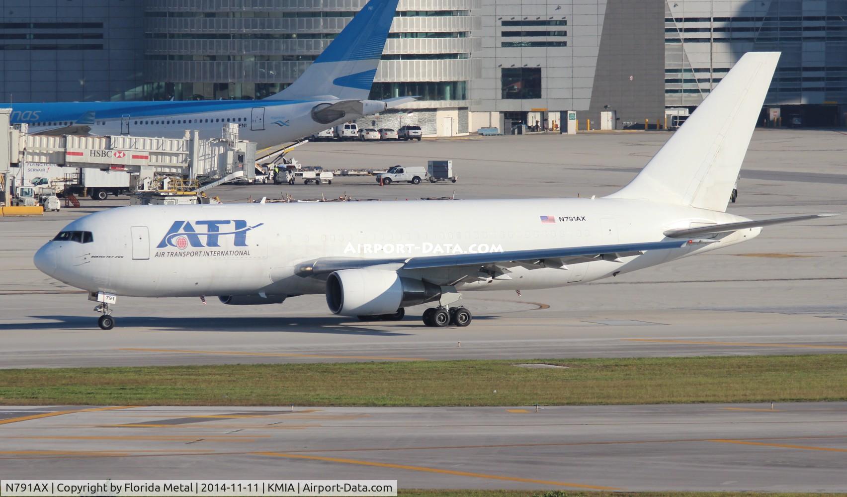N791AX, 1984 Boeing 767-281 C/N 23141, ATI 767-200