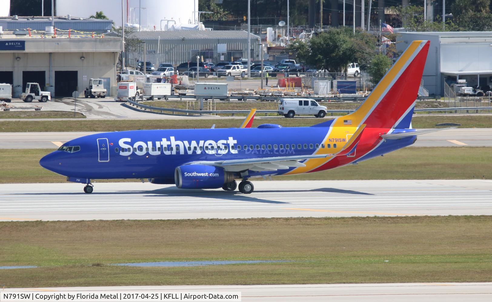 N791SW, 2000 Boeing 737-7H4 C/N 27886, Southwest