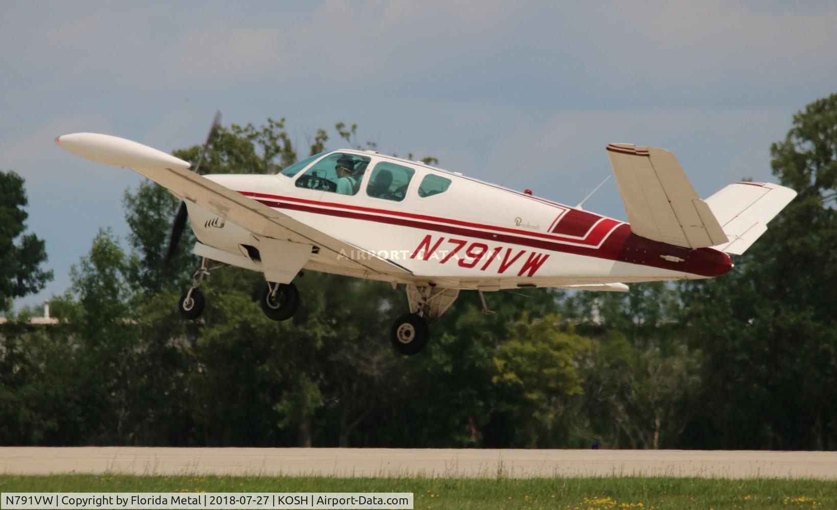 N791VW, 1958 Beech J35 Bonanza C/N D-5570, Bonanza 35