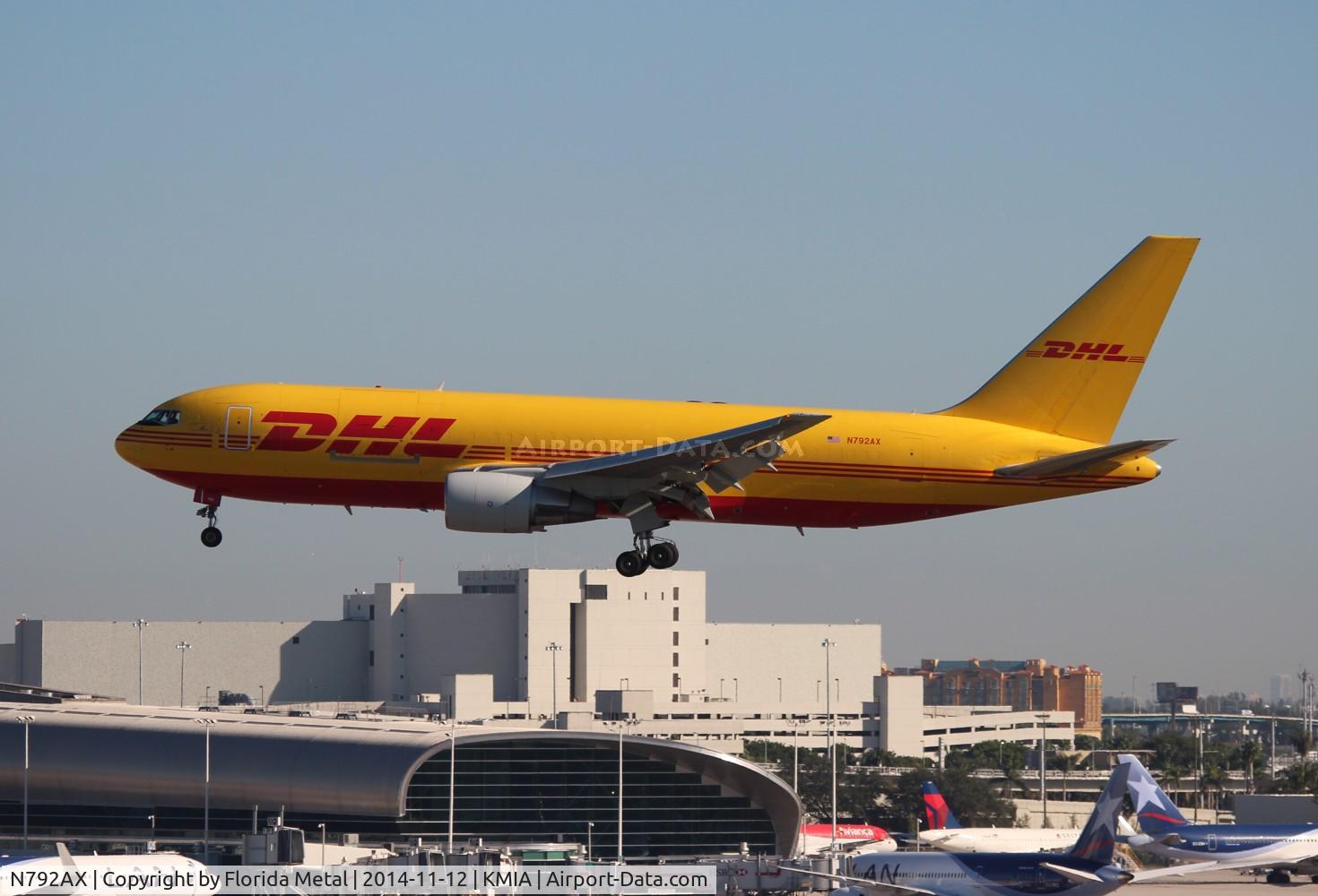 N792AX, 1986 Boeing 767-281 C/N 23142, DHL 767