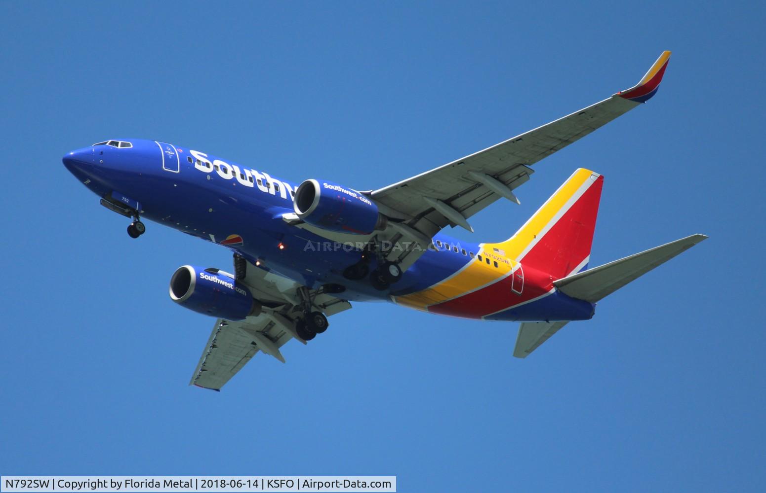 N792SW, 2000 Boeing 737-7H4 C/N 27887, Southwest