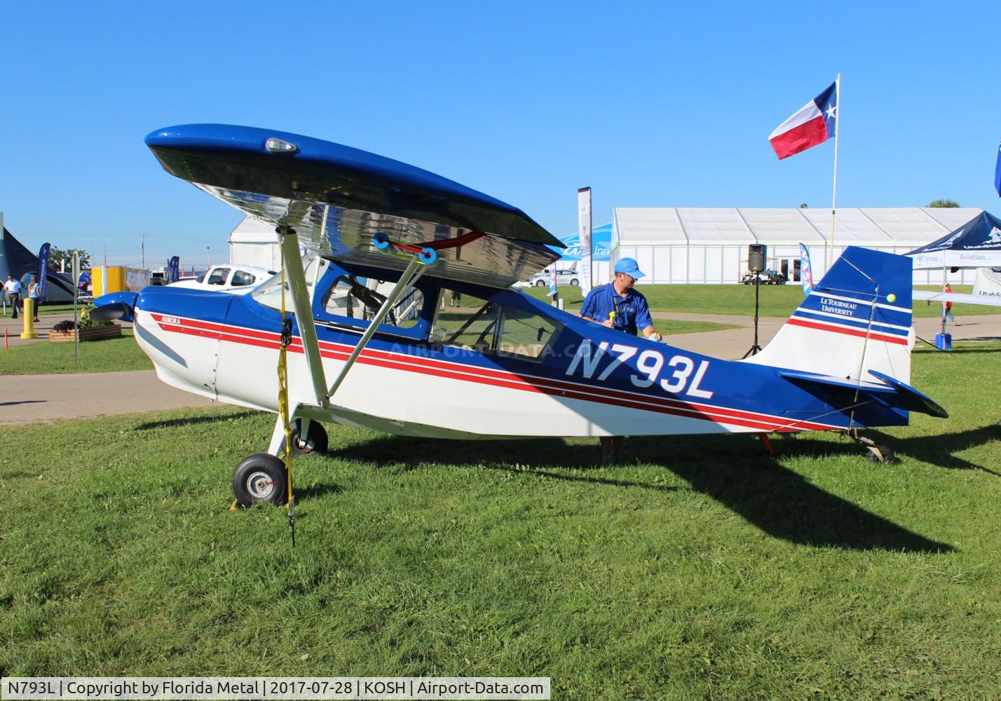N793L, 2014 American Champion 7ECA Aurora Citabria C/N 1409-2014, American Champion 7ECA