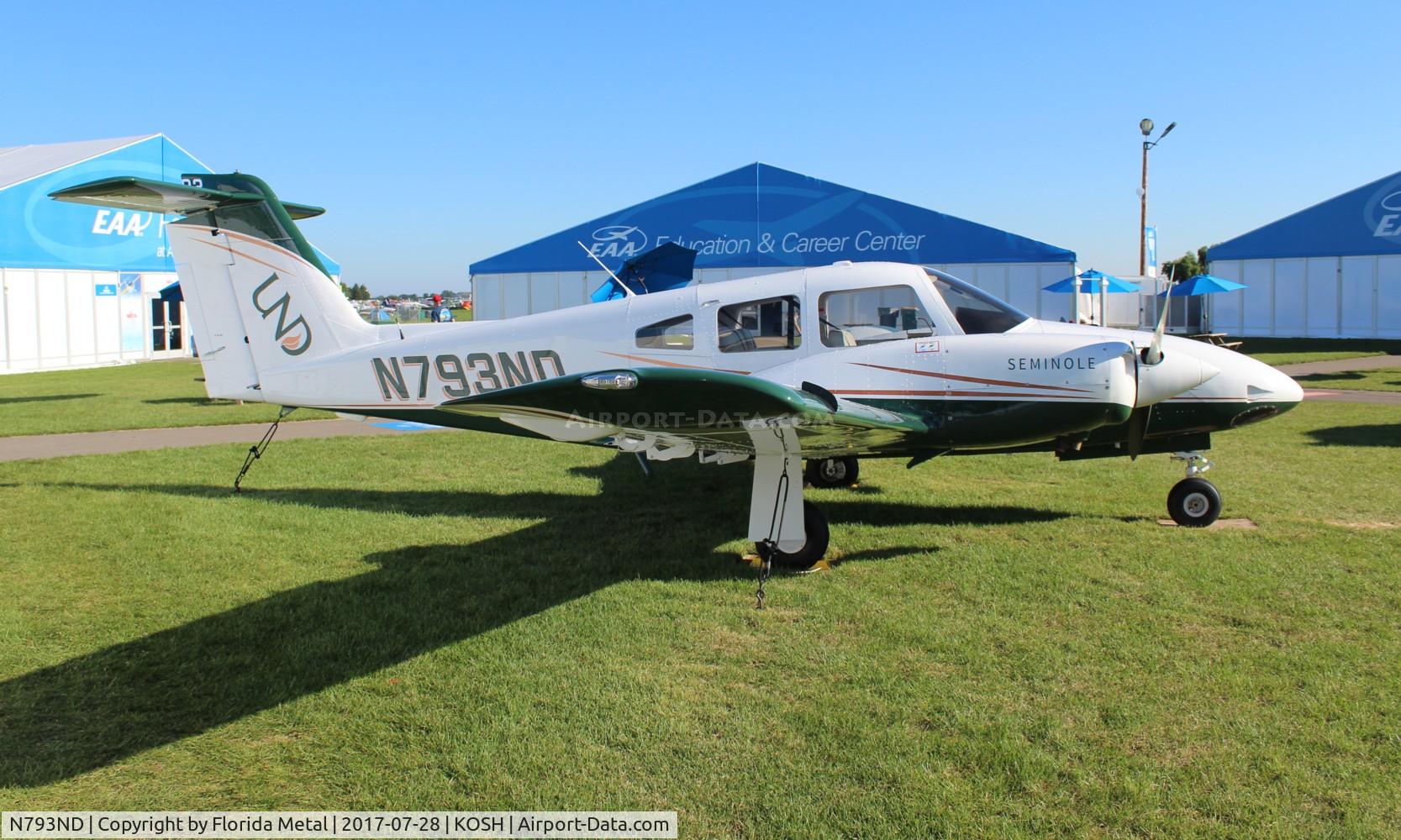 N793ND, 2017 Piper PA-44-180 Seminole C/N 4496408, PA-44