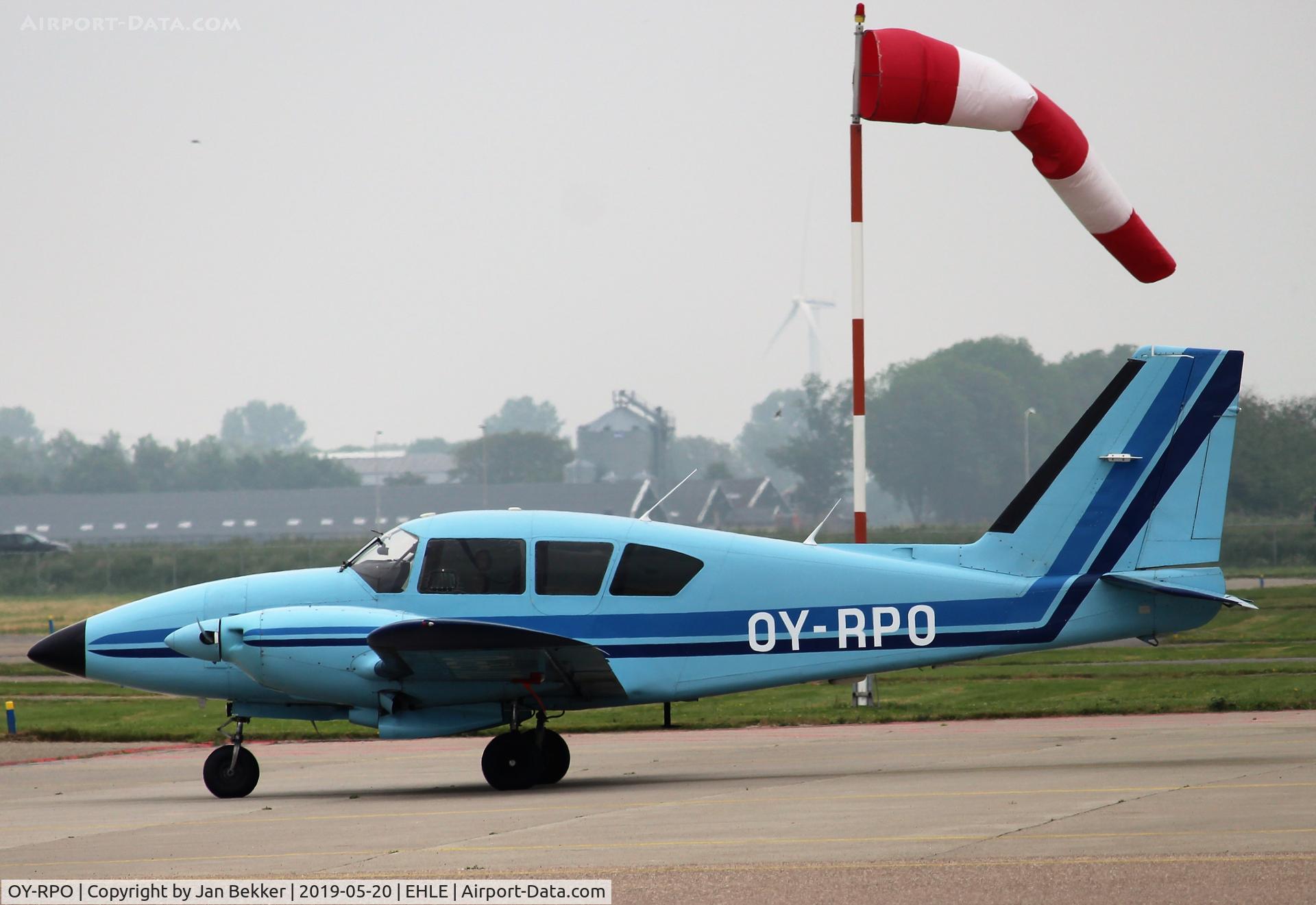 OY-RPO, 1975 Piper PA-23-250 Aztec C/N 27-7554144, Lelystad Airport