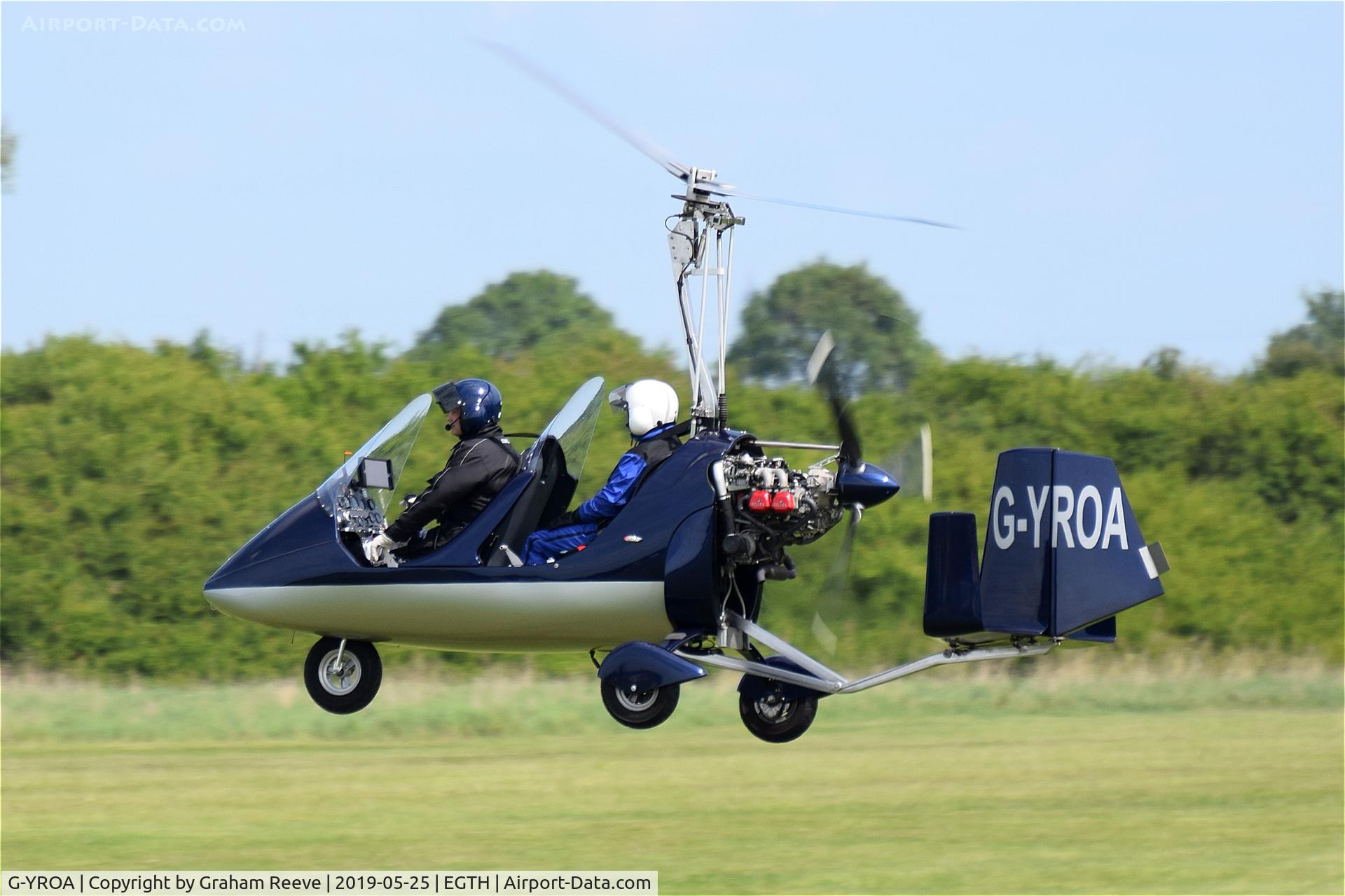 G-YROA, 2010 Rotorsport UK MTOsport C/N RSUK/MTOS/025, Departing from Old Warden.