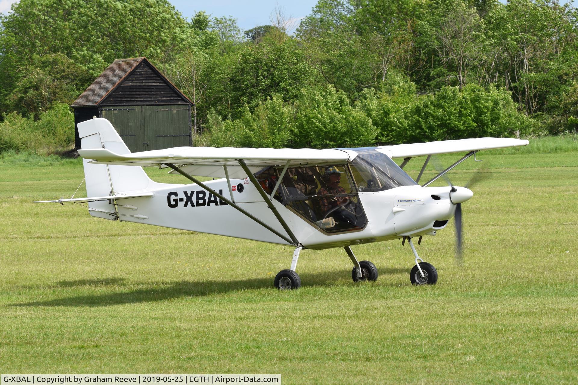 G-XBAL, 2011 Best Off Skyranger Ninja 912S(1) C/N BMAA/HB/620, Just landed at Old Warden.
