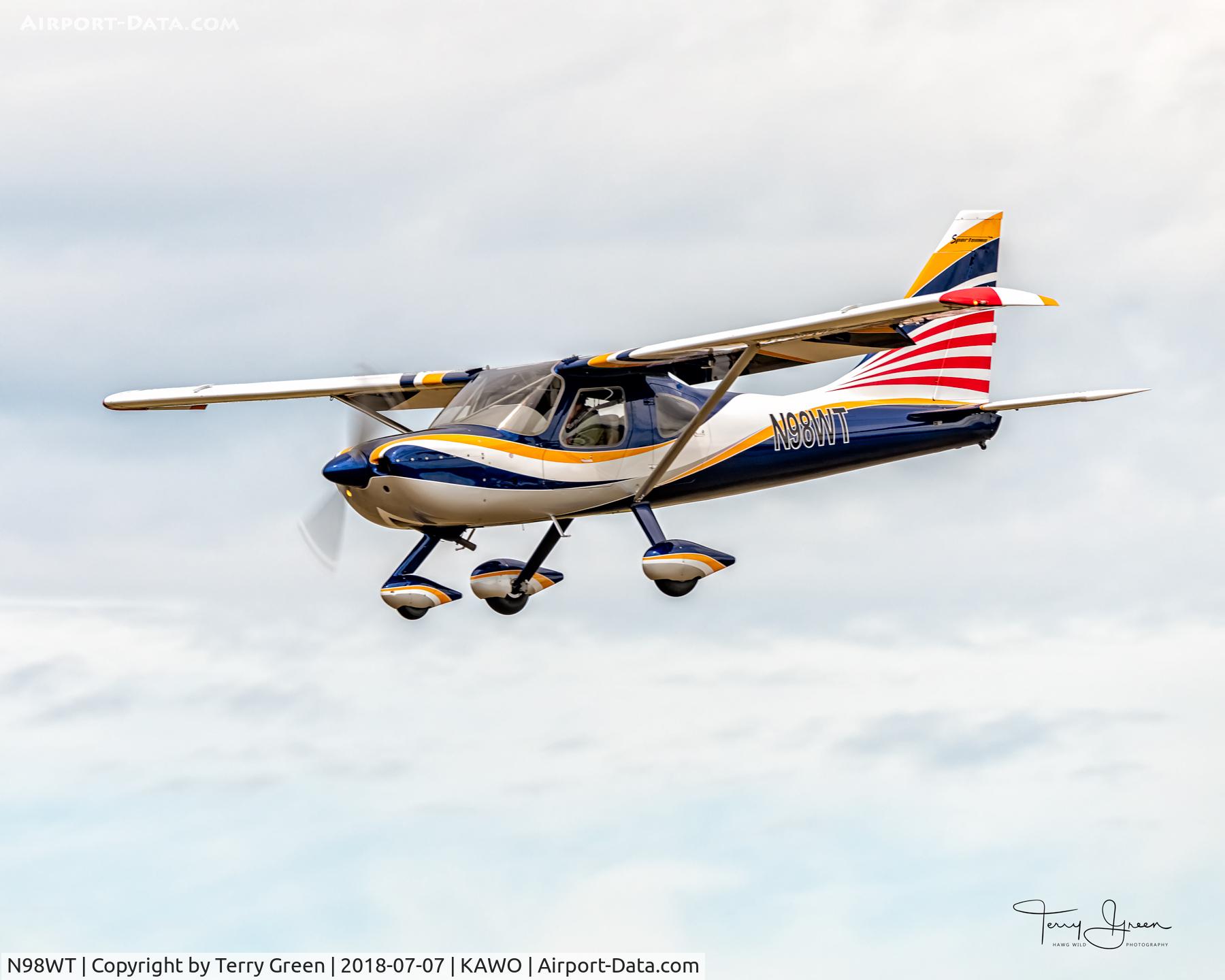 N98WT, 2007 Glasair GS-2 Sportsman C/N 7179, Arlington Washington Fly-In