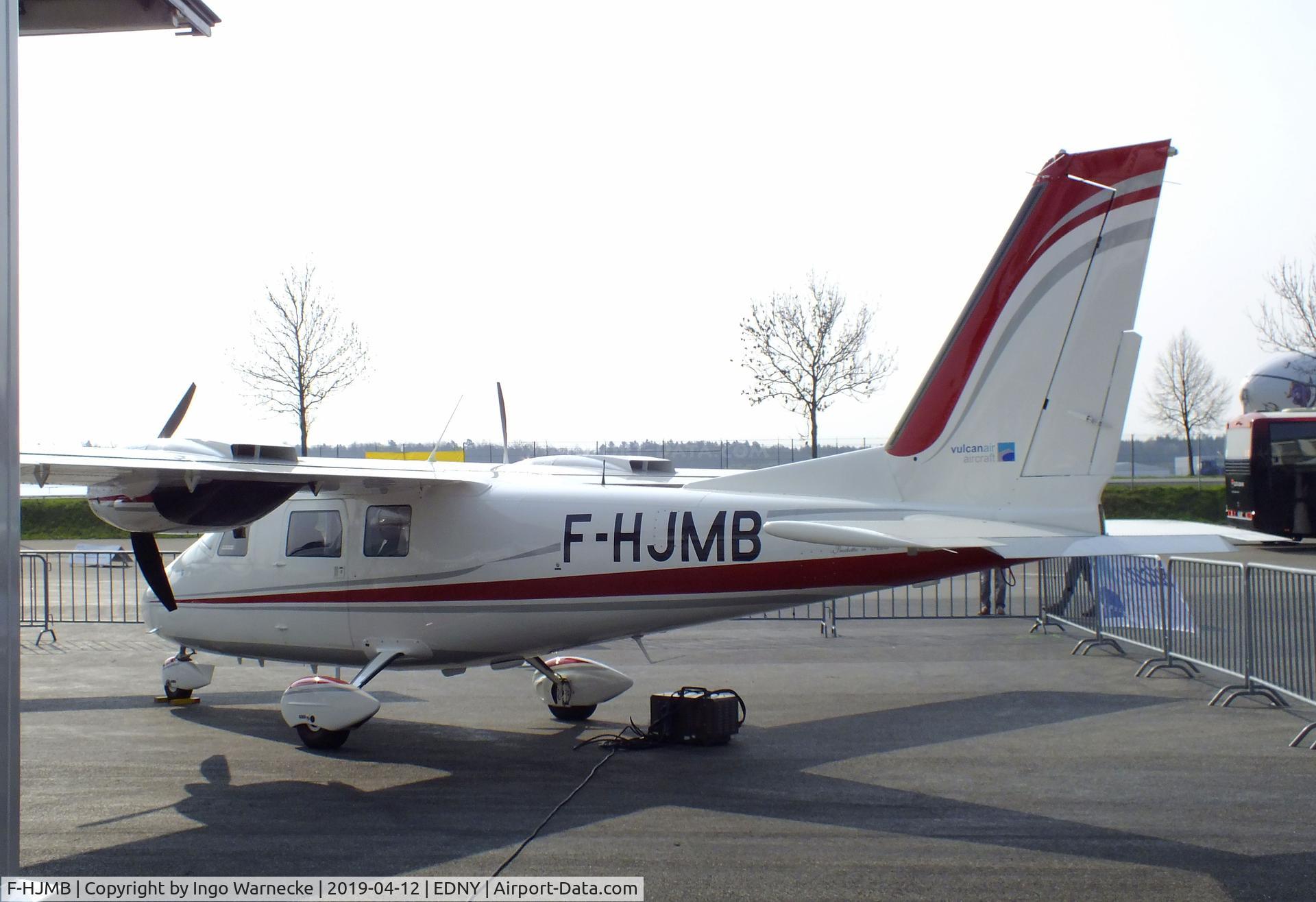 F-HJMB, Vulcanair P-68TC Observer C/N 509-53/TC, Vulcanair P.68TC at the AERO 2019, Friedrichshafen