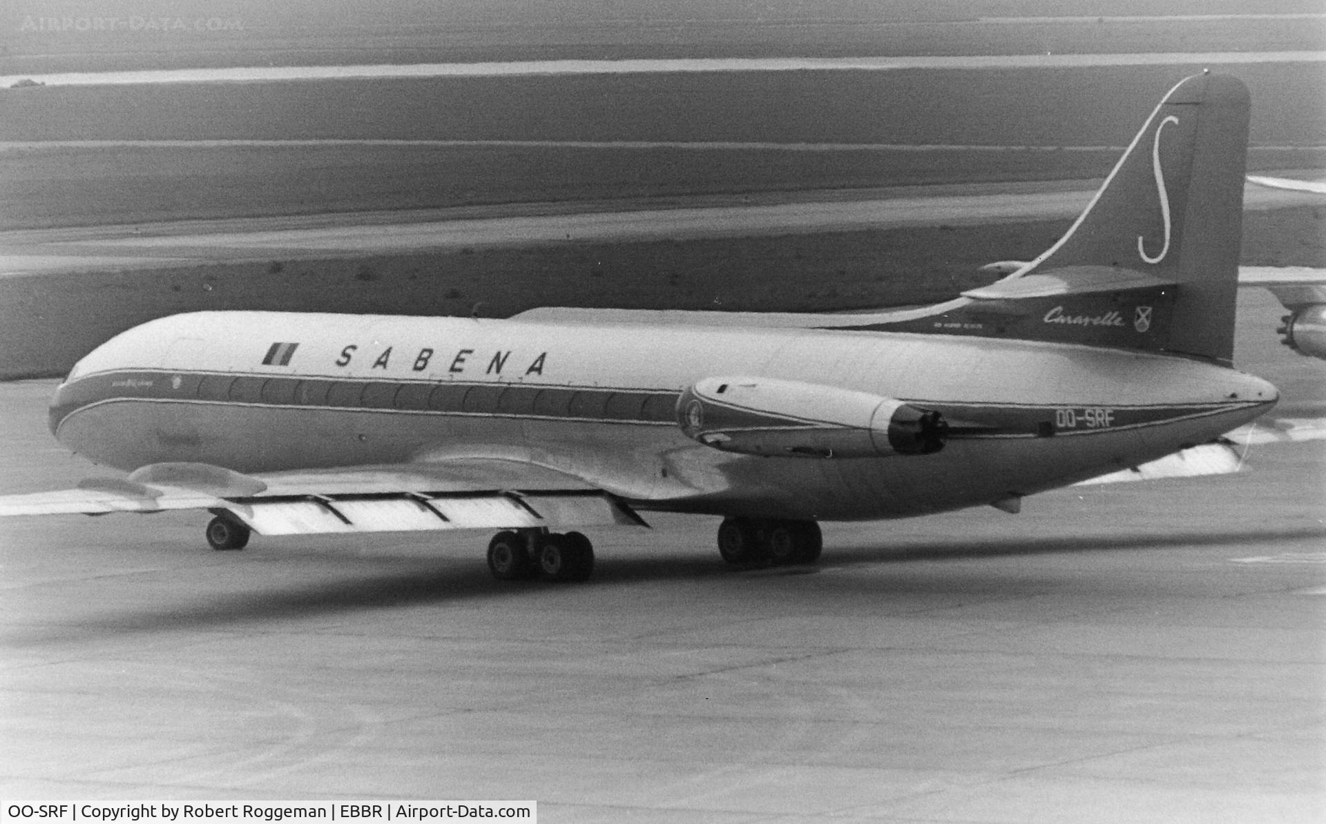 OO-SRF, 1961 Sud Aviation SE-210 Caravelle VI-N C/N 76, Mid 1960's.SABENA.