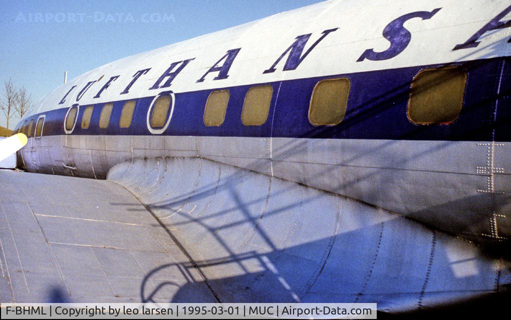 F-BHML, 1957 Lockheed L-1049G Super Constellation C/N 4671, München 1.3.1995