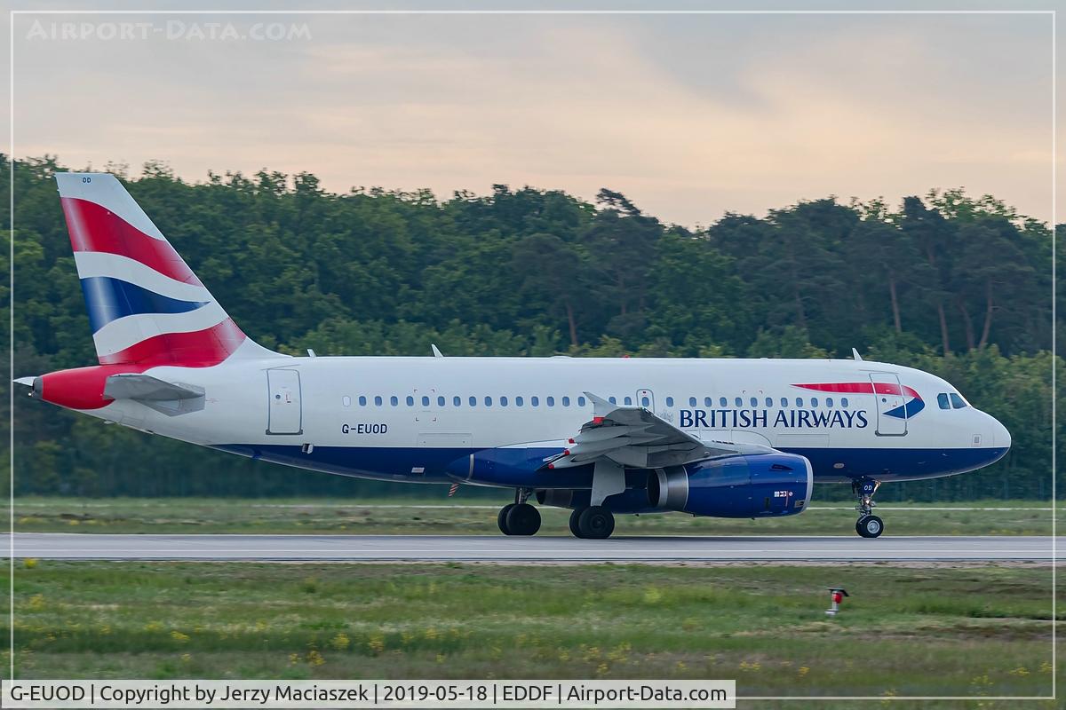 G-EUOD, 2001 Airbus A319-131 C/N 1558, Airbus A319-131