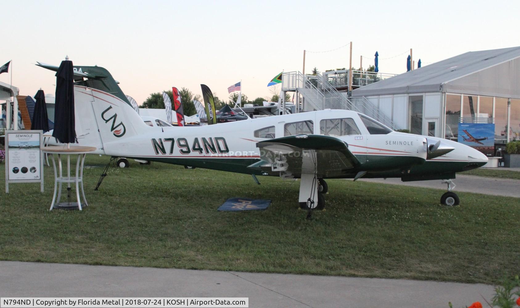N794ND, 2018 Piper PA-44-180 Seminole C/N 4496434, PA-44